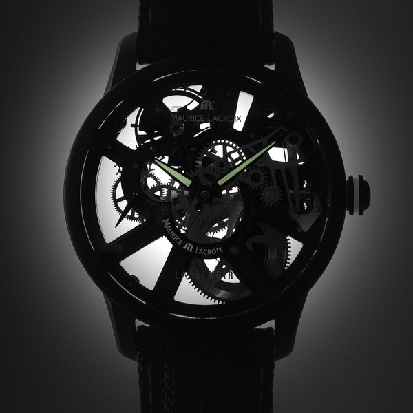 MASTERPIECE SKELETON MAURICE LACROIX x LABEL NOIR LIMITED EDITION - Red Army Watches 