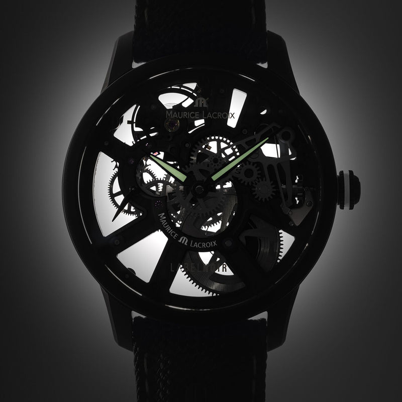 MASTERPIECE SKELETON MAURICE LACROIX x LABEL NOIR LIMITED EDITION - Red Army Watches 