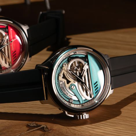 TACS Automatic Motorscooter Blue (TS2401A) - Red Army Watches 