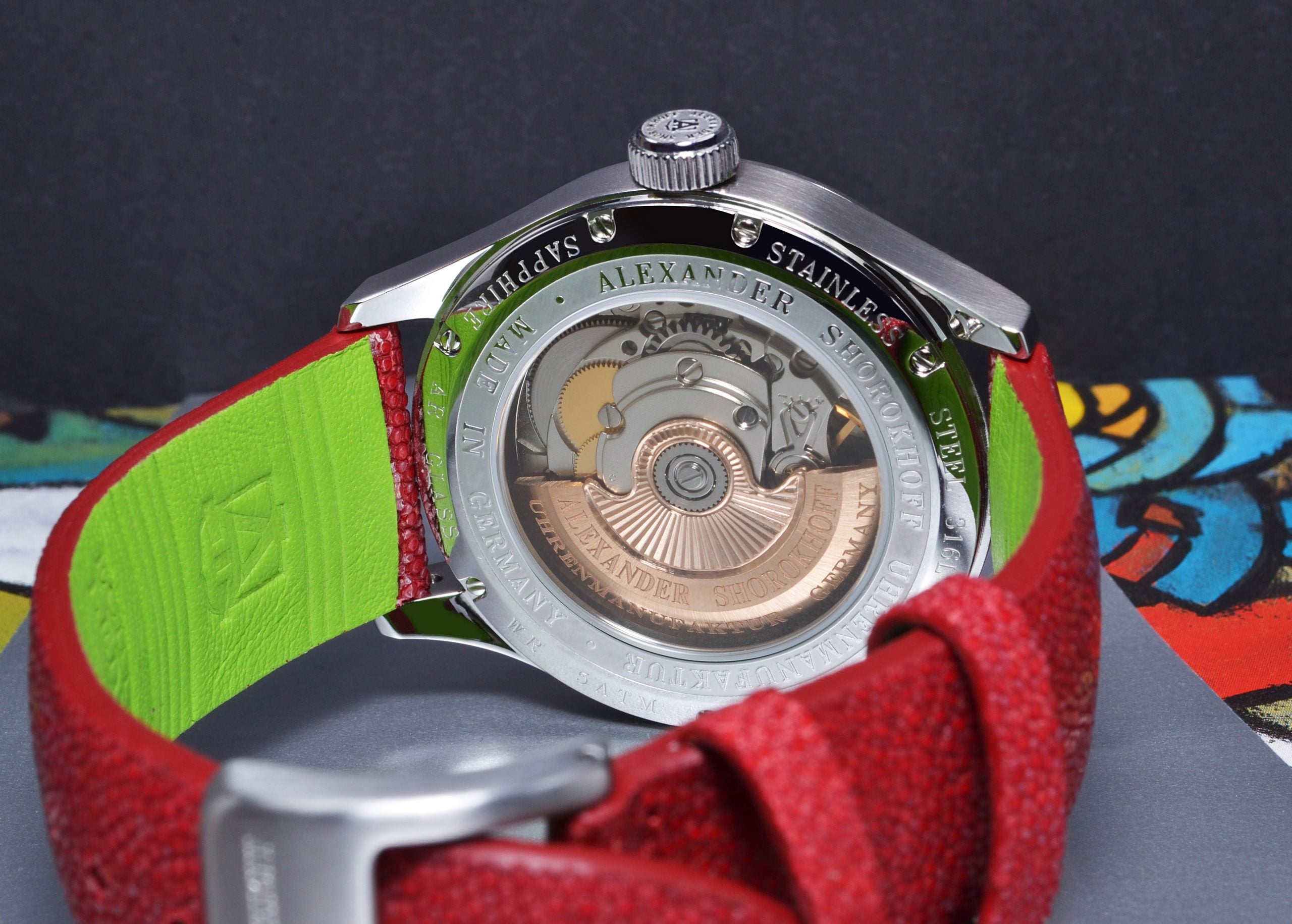 ALEXANDER SHOROKHOFF Crazy Balls Limited Edition 88pcs - Red Army Watches 