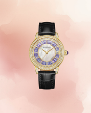 SHANGHAI WATCH MODERNE LADY MOTHER OF PEARL YELLOW GOLD
