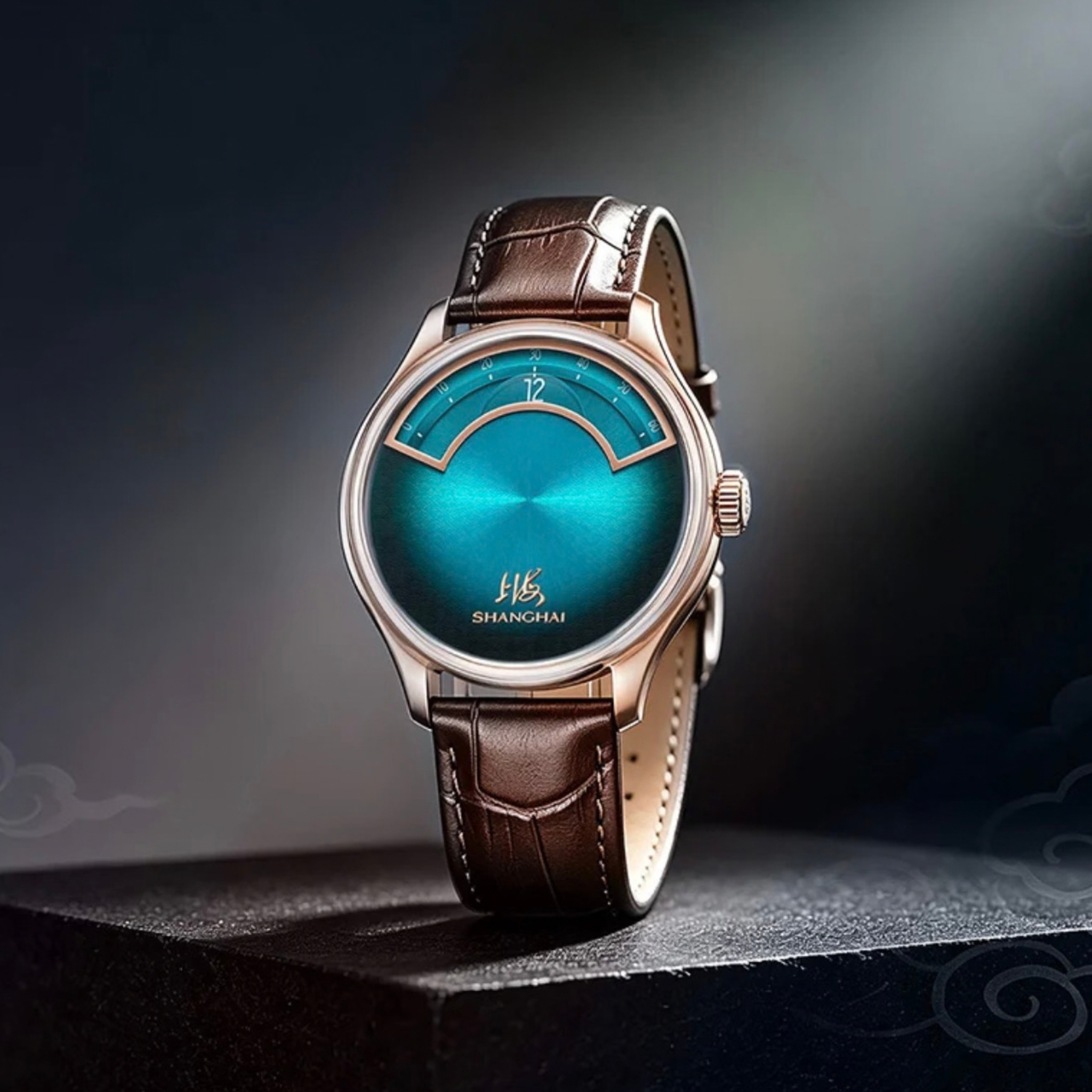 SHANGHAI WATCH MAGIC FORMULA WANDERING HOUR YI LAN SMOKEY BLUE