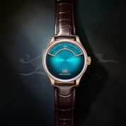 SHANGHAI WATCH MAGIC FORMULA WANDERING HOUR YI LAN SMOKEY BLUE