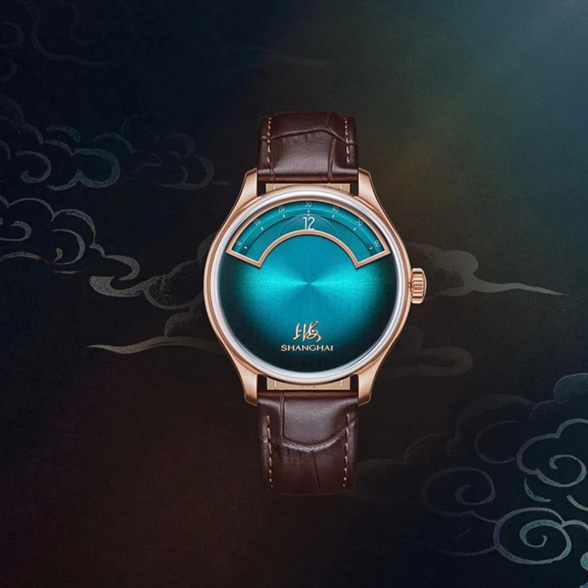 SHANGHAI WATCH MAGIC FORMULA WANDERING HOUR YI LAN SMOKEY BLUE