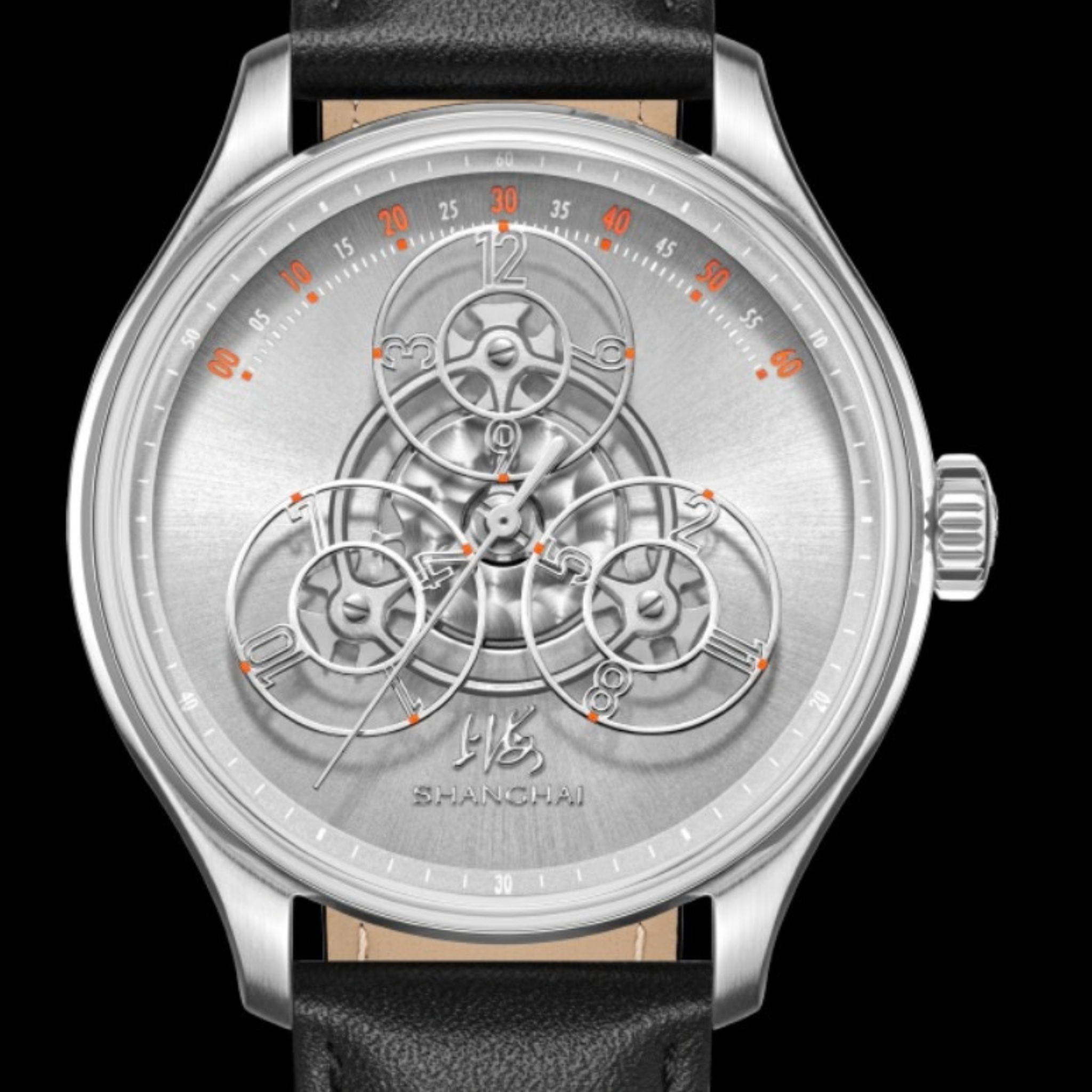 SHANGHAI WATCH MAGIC FORMULA WANDERING HOUR SILVER GREY