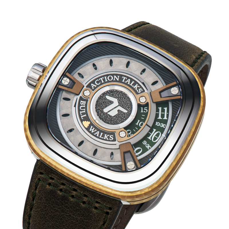 SEVENFRIDAY M2/05 "ACTION TALKS" - Red Army Watches 