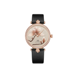 SHANGHAI WATCH MODERNE LADY MAGNOLIA BRODERIE GOLDEN