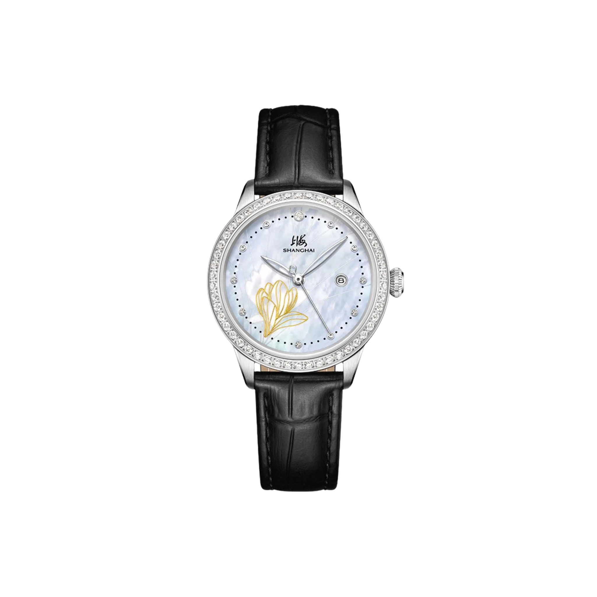 SHANGHAI WATCH MODERNE LADY MAGNOLIA WHISPER SILVER