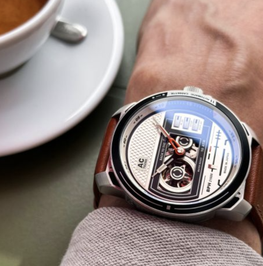 TACS CASSETTE WATCH - CHROME (TS2303A) - Red Army Watches 