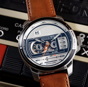 TACS CASSETTE WATCH - CHROME (TS2303A) - Red Army Watches 