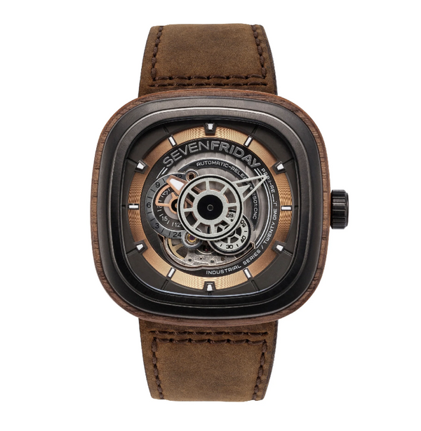 SEVENFRIDAY P2B/03-W "Woddy II" - Red Army Watches 