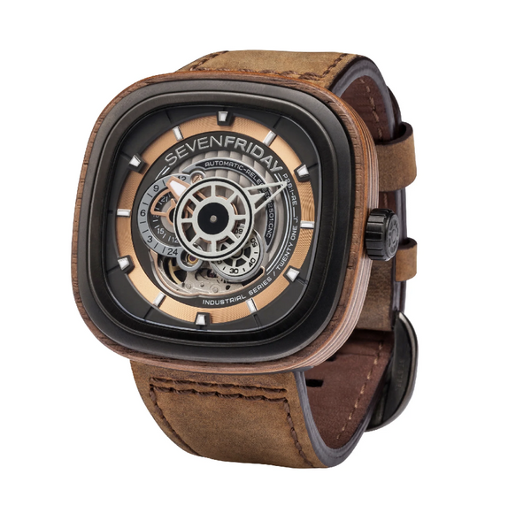 SEVENFRIDAY P2B/03-W "Woddy II" - Red Army Watches 