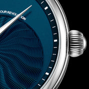 SHANGHAI WATCH THE BUND TIME TRACE BLUE