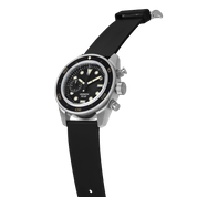 UNIMATIC U3-DHB Black Heritage Chronograph Diver - Red Army Watches 
