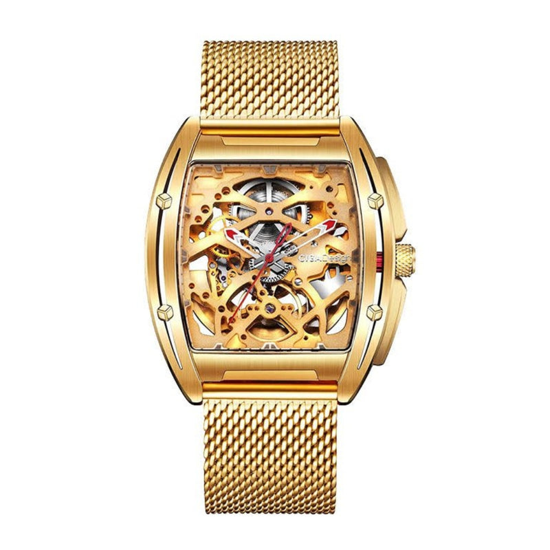 CIGA Design Z-Series Exploration Gold Skeleton Automatic Watch