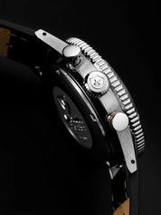 NIVADA CHRONOKING MECAQUARTZ RACING CARBON - Red Army Watches 