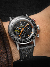 NIVADA CHRONOKING MECAQUARTZ RACING CARBON - Red Army Watches 