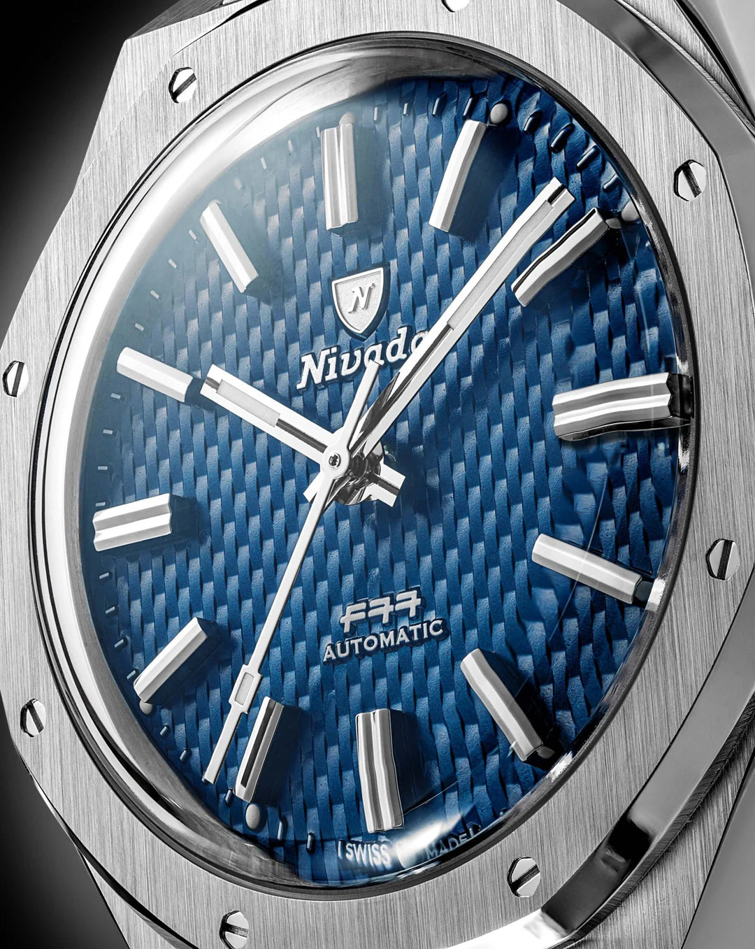 NIVADA GRENCHEN F77 SST BLUE MK2 - 38MM - Red Army Watches 