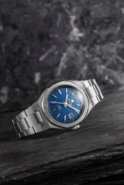 NIVADA GRENCHEN F77 SST BLUE MK2 - 38MM - Red Army Watches 