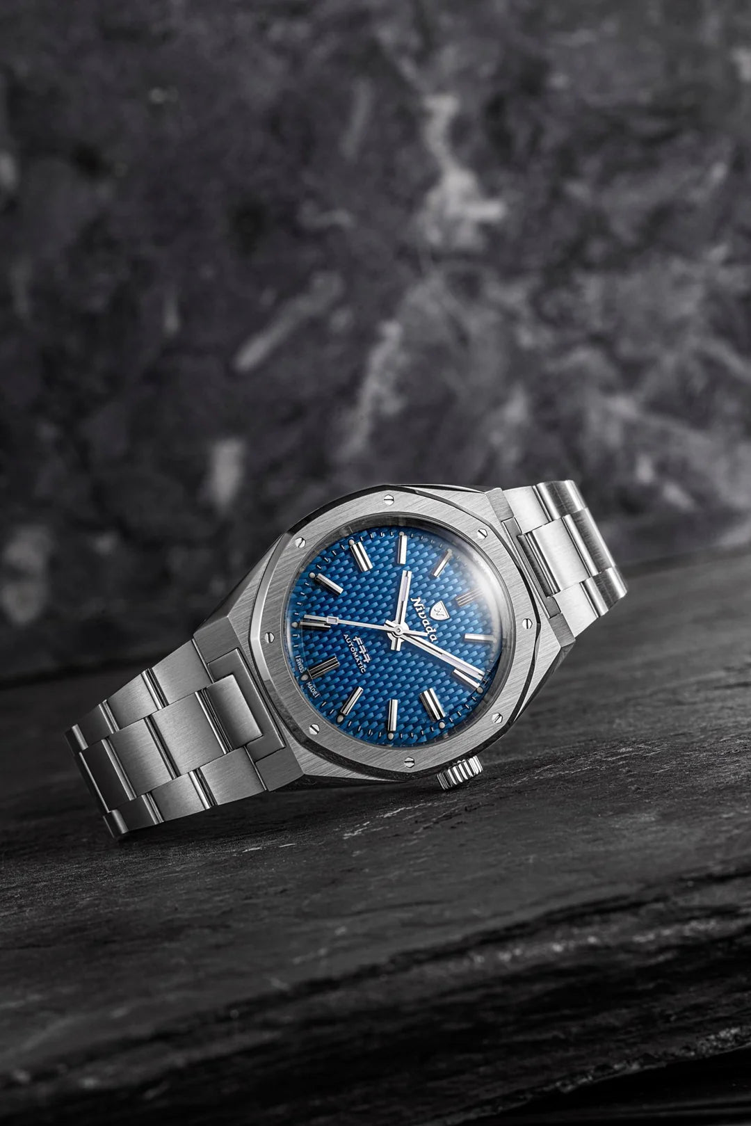 NIVADA GRENCHEN F77 SST BLUE MK2 - 38MM - Red Army Watches 