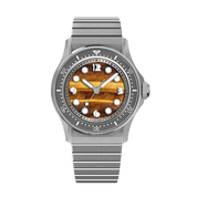 HORIZON NEMOLITHIC WITH TIGER EYE STONE DIAL - Red Army Watches 
