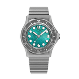 HORIZON NEMOLITHIC WITH CHRYSOCOLLA STONE DIAL