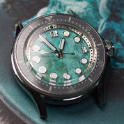 HORIZON NEMOLITHIC WITH CHRYSOCOLLA STONE DIAL - Red Army Watches 