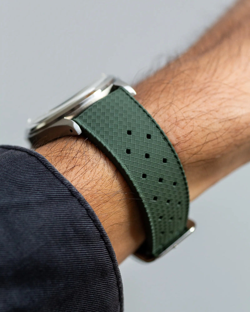 BALTIC Rubber FKM strap Green