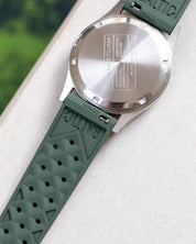 BALTIC Rubber FKM strap Green - Red Army Watches 