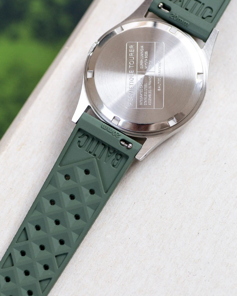 BALTIC Rubber FKM strap Green