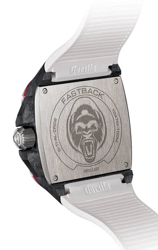 GORILLA Fastback Carbon RS White V.1 - Red Army Watches 