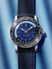 BALTIC HEURES DU MONDE WORLDTIMER - SODALITE - Red Army Watches 