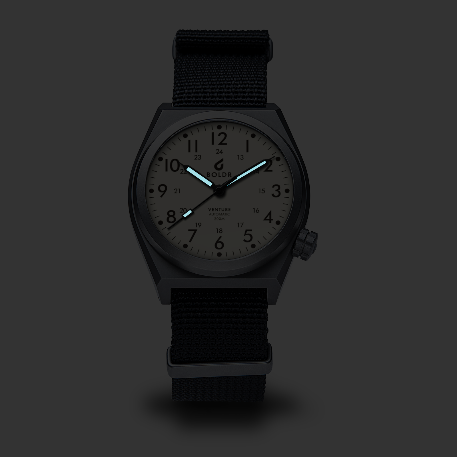 BOLDR Venture Ivory White - Red Army Watches 