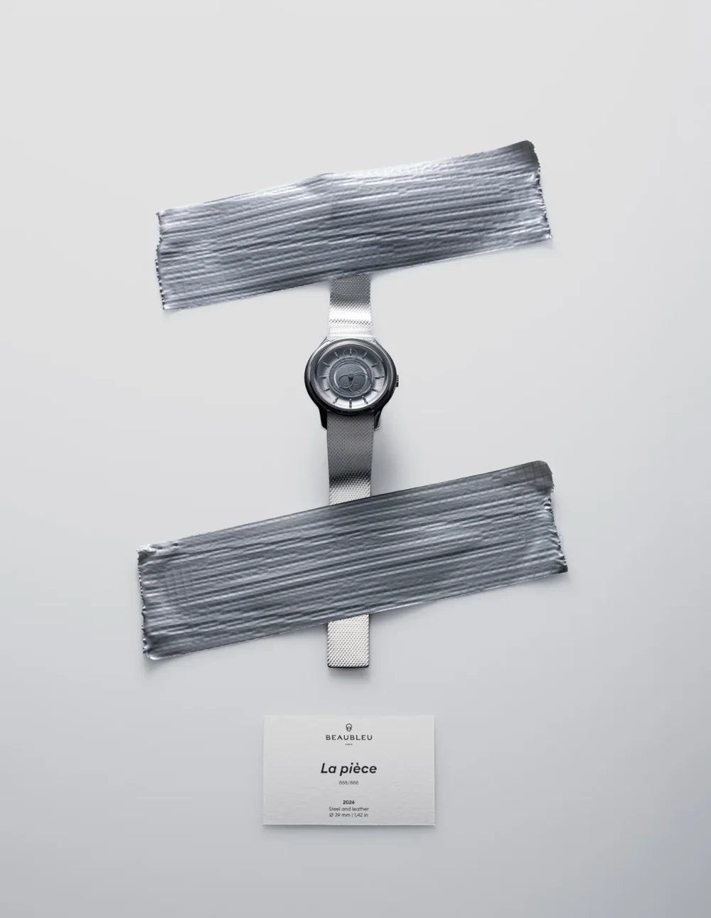 BEAUBLEU La Pièce n°2 - Silver - Red Army Watches 