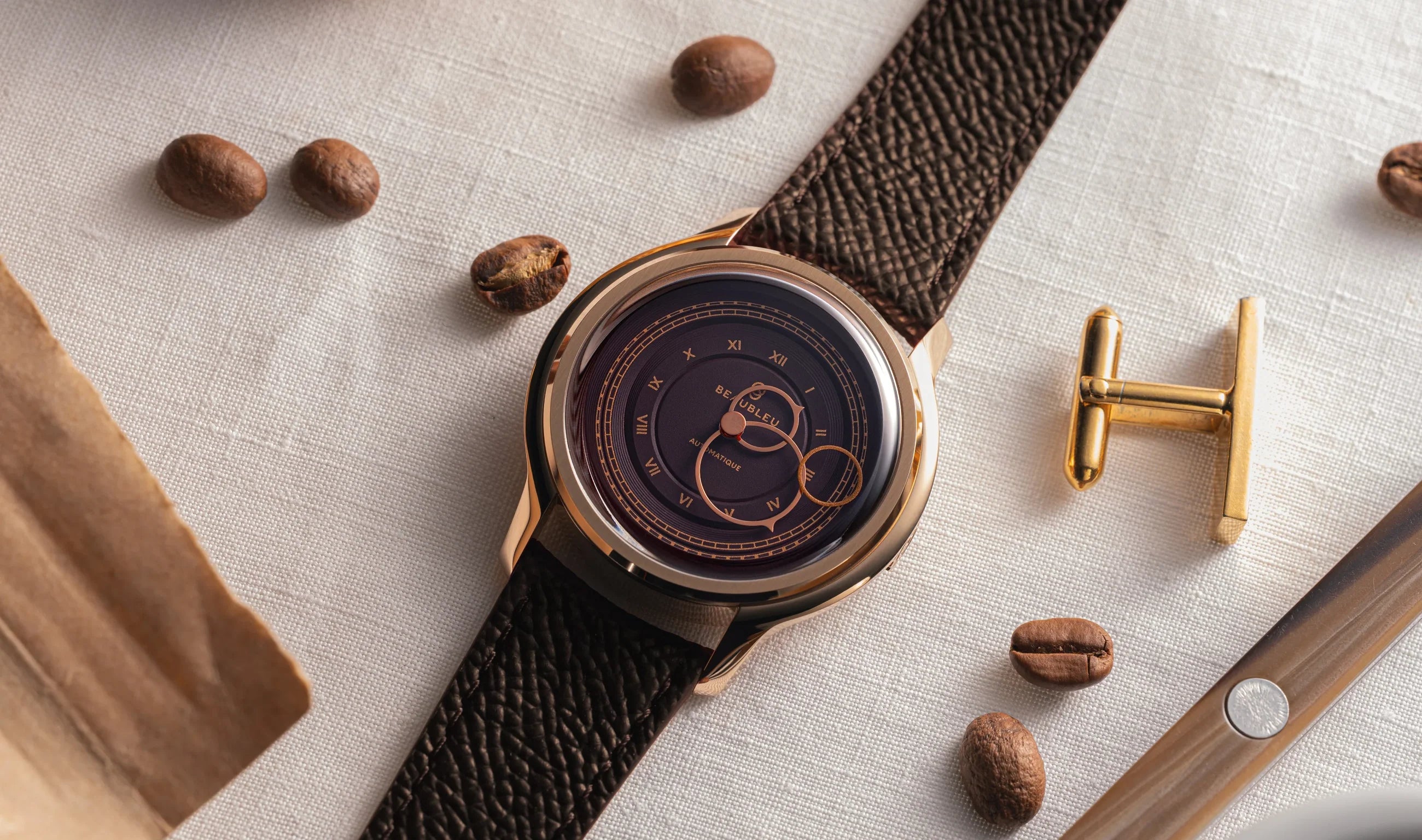 BEAUBLEU La Pièce n°1 - Moka - Red Army Watches 