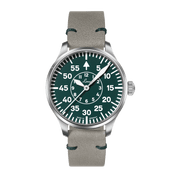 LACO PILOT WATCH BASIC AACHEN GRUN 39MM AUTOMATIC