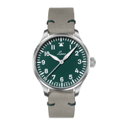 LACO PILOT WATCH BASIC AUGSBURG GRUN 39MM AUTOMATIC