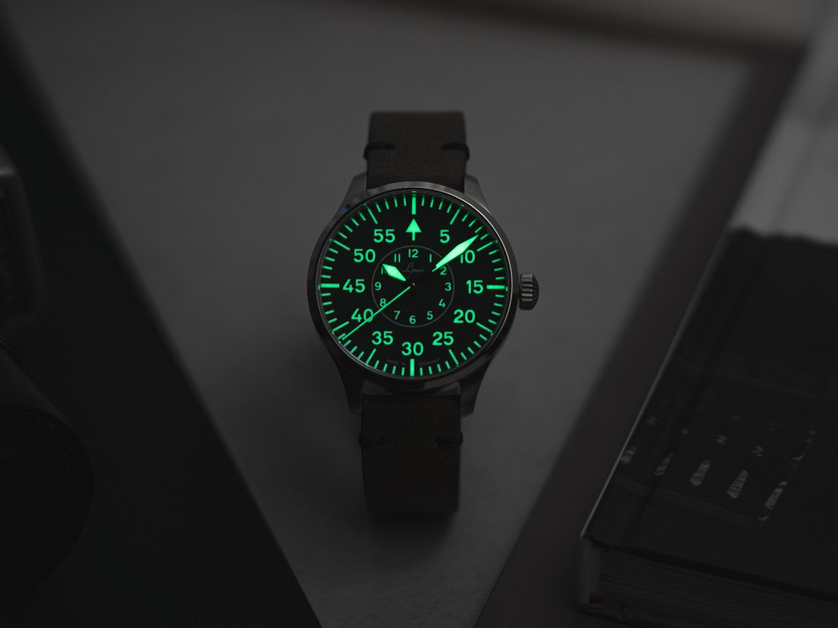 LACO PILOT WATCH BASIC AACHEN GRUN 39MM AUTOMATIC