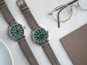 LACO PILOT WATCH BASIC AUGSBURG GRUN 39MM AUTOMATIC