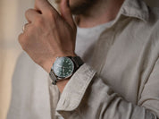 LACO PILOT WATCH BASIC AUGSBURG GRUN 39MM AUTOMATIC