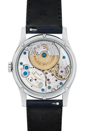 BALTIC MR CLASSIC SILVER (STITCHED NAVY BLUE) - Red Army Watches 