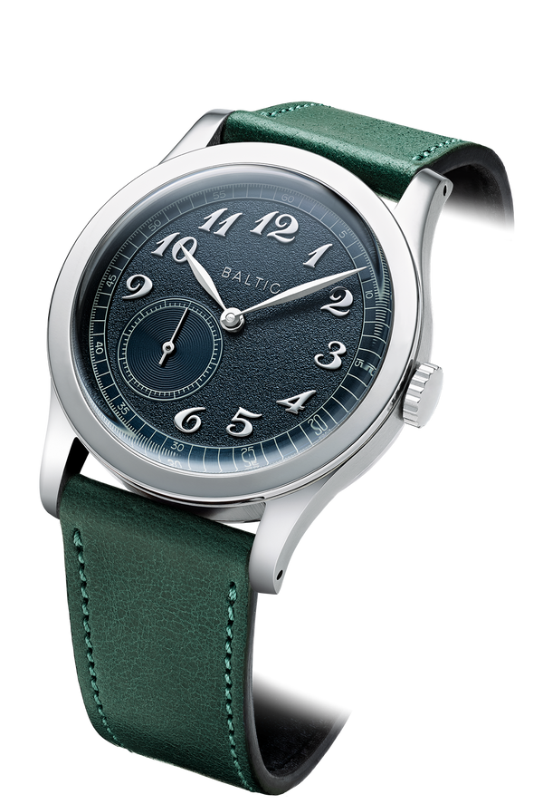 BALTIC MR01 BLUE (STITCHED GREEN) - Red Army Watches 