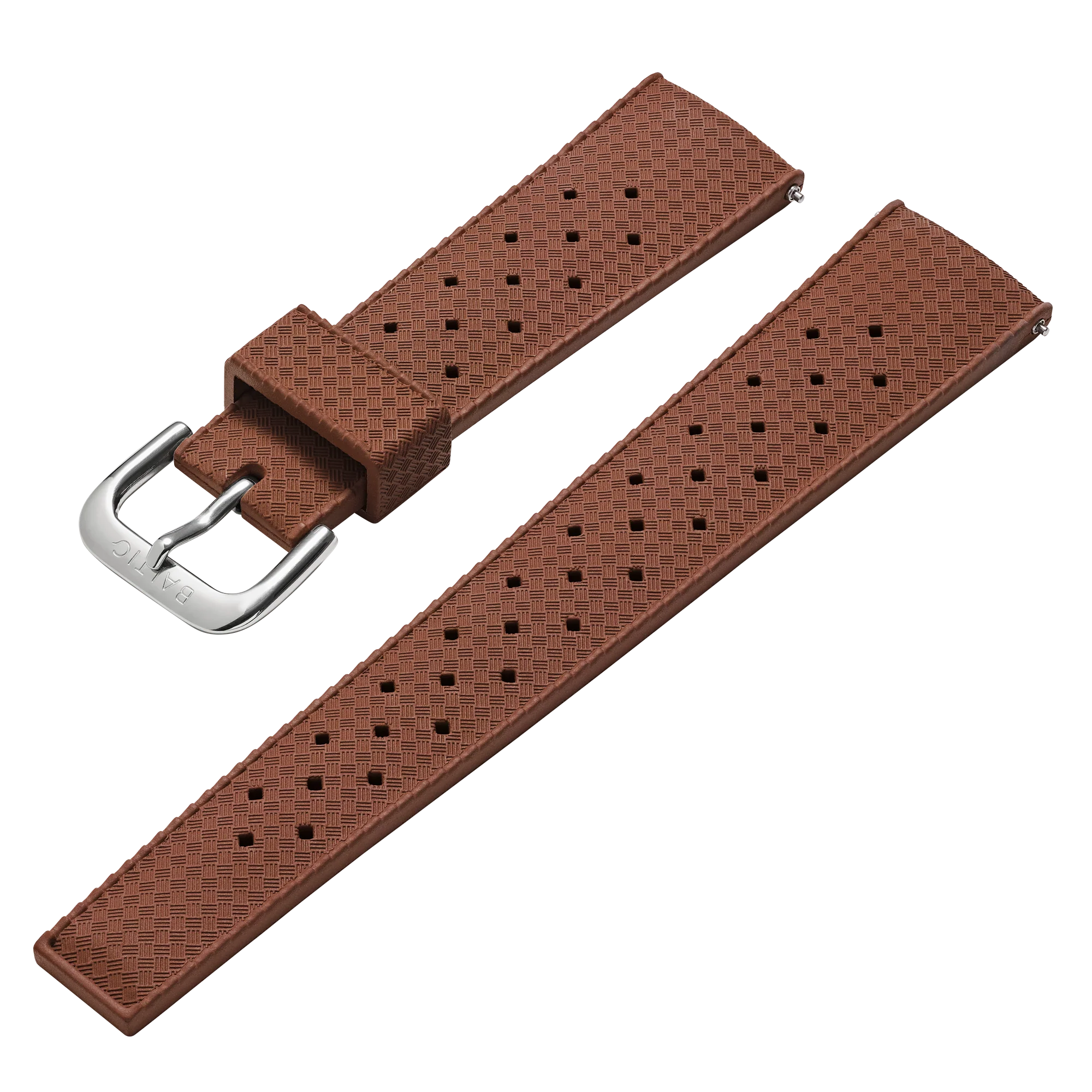 BALTIC Rubber FKM strap Brown - Red Army Watches 