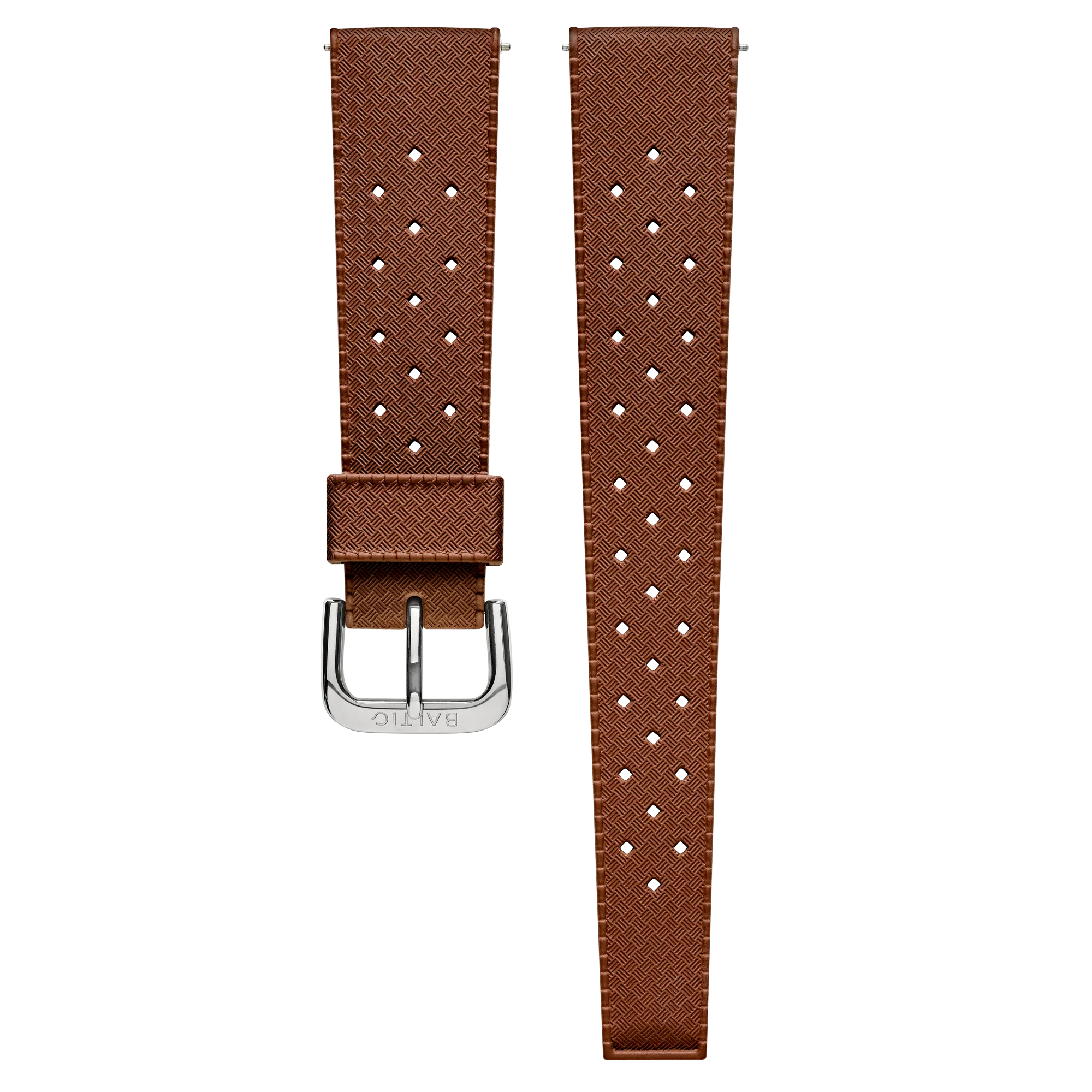 BALTIC Rubber FKM strap Brown - Red Army Watches 