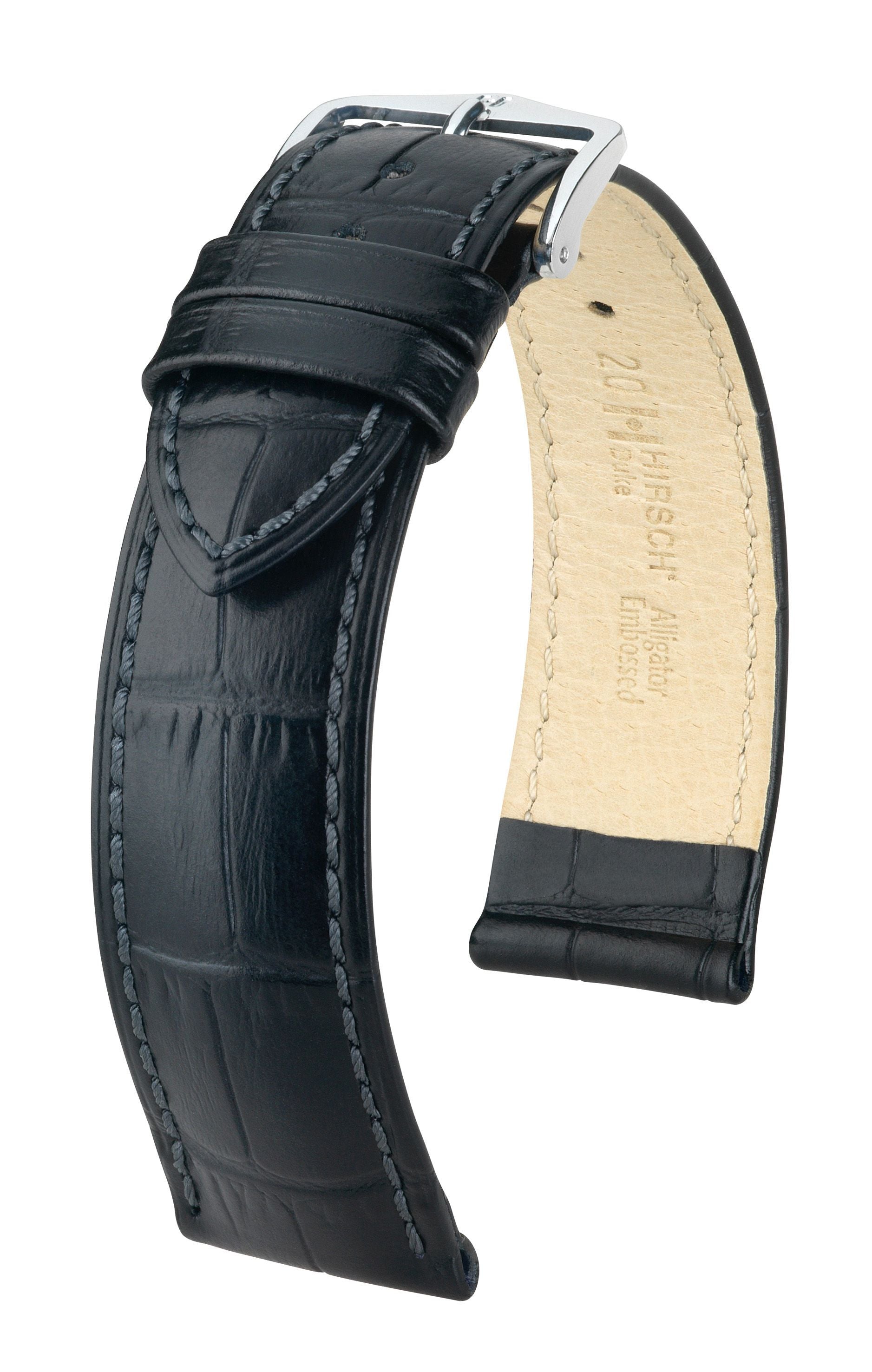 HIRSCH DUKE BLACK | WITH QUICK RELEASE 01028050-2-28 Red Army Watches 