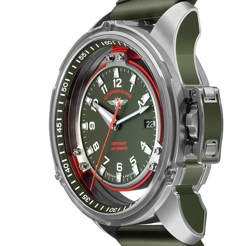 STURMANSKIE Mars 2 Green NH35/9035977 - Red Army Watches