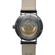 BAUHAUS MEN'S AUTOMATIC WATCH WITH DATE AND LEATHER STRAP - Red Army Watches 