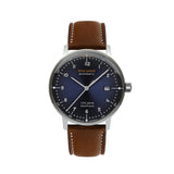 IRON ANNIE AUTOMATIC WATCH WITH DATE AND LEATHER STRAP 5056-3