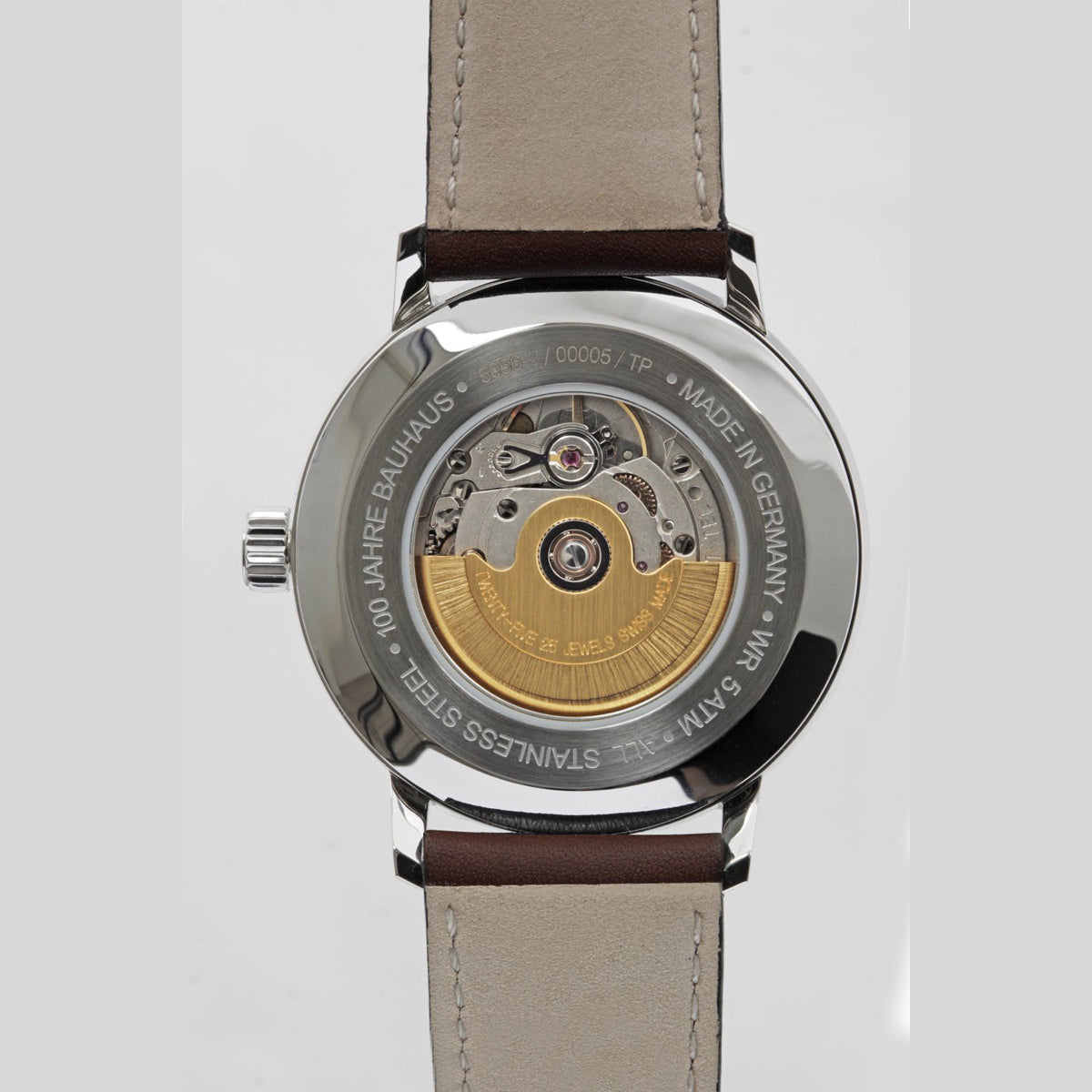 IRON ANNIE MEN'S AUTOMATIC WATCH WITH DATE AND LEATHER STRAP - Red Army Watches 