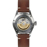 IRON ANNIE MEN'S AUTOMATIC WATCH WITH DATE AND LEATHER STRAP - Red Army Watches 